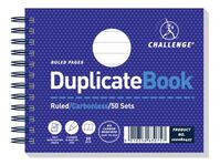 Challenge Wirebound Carbonless Duplicate Book 50 Sets 105x130mm (Pack of 5)