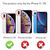 NALIA Wallet Cover compatible with iPhone X / XS Case, Protective Hardcase with Mirror & Card Slots & Magnetic Closure, Shiny PU Leather Bumper Shockproof Mobile Phone Back Prot...