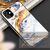 NALIA Copertura Rigida compatibile con iPhone 12 Mini Custodia, Marmo Disegno Cover in 9H Vetro Temperato & Silicone Bumper, Protettiva Hard-Case Resistente Antiurto Sottile Oro...