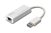 USB 3.0 Adapter, Gigabit Ethernet , USB-A Stecker, 10/100/1000MBIT, Digitus® [DN-3023]