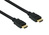 High-Speed-HDMI®-Flachkabel mit Ethernet, vergoldete Stecker, 3m, Good Connections®