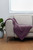 Decke Surrey; 130x170 cm (BxL); aubergine; rechteckig