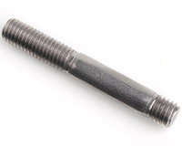 M8 X 60 DOUBLE END STUD, END = 1xd, DIN 938 A2 STAINLESS STEEL