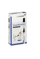 Legamaster Boardmarker TZ 1, nachfüllbar, 1,5 - 3 mm, Schwarz, 2er Blister