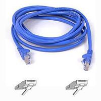 Cable patch CAT5 RJ45 snagless 1m blue