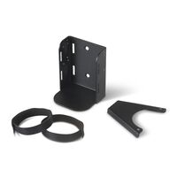 Bracket to attach hand sanitiser holder to MultiGripT plates - BLACK Mounting Kits