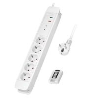 Power Extension 1.5 M 5 Ac Outlet(S) Indoor White Egyéb