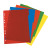 Register A4 PP 5-teilig vollfarbig, PP, unbedruckt, A4, 220 x 297 mm