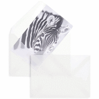 Briefumschläge Offset transparent C6 90g/qm NK VE=100 Stück weiß