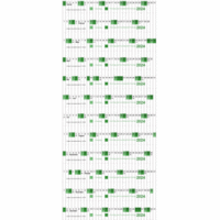 Skalenstreifen Planrecord 8mm = 1 Jahr 2024 grün