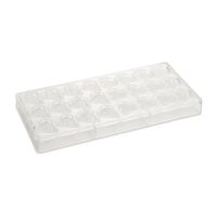 Schneider Chocolate Mould in Clear with Hearts Shape - Shock Resistant