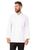 Chef Works Unisex Le Mans Chefs Jacket in White - Polycotton - Long Sleeve - S