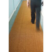 Coir entrance matting - 1m cut length, 2m width