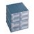 Free-standing interlocking modular drawer system 208 x 222 x 208mm, 8 drawer