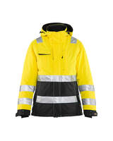 Damen High Vis Winterjacke 4872 gelb/schwarz