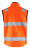 High Vis Softshell Weste 3049 orange - Rückseite