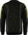 Sweatshirt 7091 MELA schwarz/gelb - Rückansicht