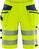 HighVis Green Handwerker Stretch-Shorts Kl.2,2646GSTP Warnsch.-gelb/marine Gr.52