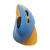 Wireless Vertical Mouse Dareu LM138G 2.4G 800-1600 DPI (blue-yellow)