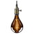 LED Globelampe PS160, E27, 8,5W 1800K 200lm, Glas smoky CRO, 29 x 16cm