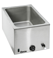 Wasserbad / Bain Marie mit Wasserablaufhahn