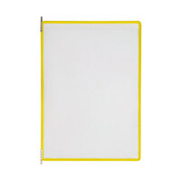 Flip Display Pocket "Technic" / Pocket for Price List Holder / Single Pocket for Poster Info Stand "Technic" | yellow A4