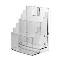 Multi-Section Leaflet Display / Leaflet Holder / Multi-Section Leaflet Stand / 2 Section Tabletop Leaflet Dispenser "Vicia"