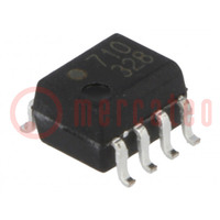 Transoptor; SMD; Ch: 1; OUT: CMOS; 3,75kV; 12,5Mbps; Gull wing 8