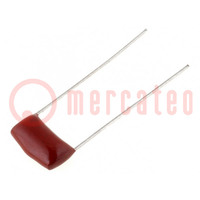 Capacitor: polyester; 10nF; 630VDC; 10mm; ±10%; 12x4x8mm; THT
