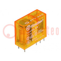 Relay: electromagnetic; DPDT; Ucoil: 6VAC; Icontacts max: 15A; 21Ω
