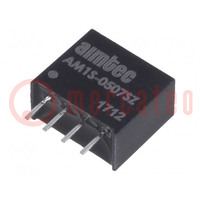 Converter: DC/DC; 1W; Uin: 4,5÷5,5V; Uuit: 7,2VDC; Iuit: 139mA; SIP4