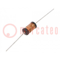 Drossel: Draht; THT; 1mH; 0,56A; 2,2Ω; Ø7,5x16mm; ±5%; Ausg: axial