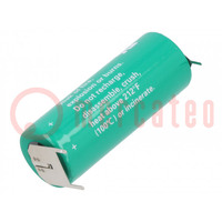 Batteria: al litio; 3V; A; 2400mAh; non ricaricabile; Ø17x45mm