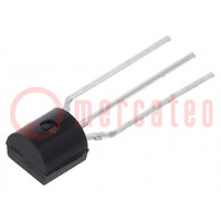 Transistor: NPN; bipolaire; 300V; 0,5A; 625mW; TO92