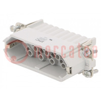 Connector: HDC; male; EPIC H-D; PIN: 26; 25+PE; size H-A 16; 10A