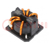 Inductor: wire with current compensation; THT; 110uH; 0.767mΩ