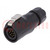 Connector: circular; plug; size 12; 02; male; PIN: 8; with latch