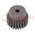 Spur gear; whell width: 30mm; Ø: 40.5mm; Number of teeth: 25; ZCL