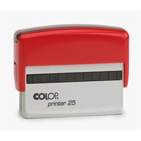 Colop Szövegbélyegző Printer 25 piros ház 15x75 mm