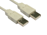 Cables Direct CDL-012BG USB cable 1.8 m USB 2.0 USB A Beige