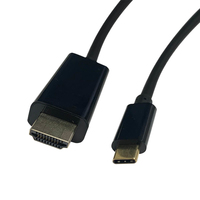 Videk USB 3.1 Type-C to HDMI Cable Black 4K 60Hz 1m
