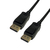 Videk DisplayPort v1.4 Plug to Plug Cable Black 1m