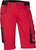 Spodnie bermudy 24 FORTIS, czerwony/czarny, rozm.54