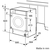 WK14D543, Einbau-Waschtrockner