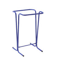 Mottez Müllsackhalterung für 100 - 110 L Säcke, Maße (LxBxH): 44 x 44 x 77 cm, Durchm.: 20 mm Version: 01 - Farbe: blau