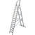 Stufen-Stehleiter, 14-stufig, Arbeitshöhe: ca. 5,30 m, Standhöhe: ca. 3,30 m