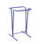 Mottez Müllsackhalterung für 100 - 110 L Säcke, Maße (LxBxH): 44 x 44 x 77 cm, Durchm.: 20 mm Version: 01 - Farbe: blau