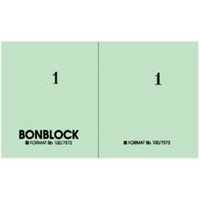 Bonblock 100 Blatt grün 105x53mm URSUS Style Bb100 094063011
