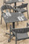 Stuhl Amelia mit Armlehnen; 59x56x78.5 cm (BxTxH); anthrazit; 2 Stk/Pck