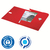 Ablagebox Recycle, klima-kompensiert, A4, PP, 30 mm, rot